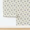 Flowers Small Flowers Sweet Farmhouse Cottage Mini Custom Pre-pasted Wallpaper by Spoonflower Pre-Pasted Wallpaper 2FT Wide